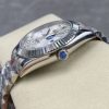 ROLEX DATEJUST MIDSIZE STEEL WHITE GOLD DIAMOND WATCH