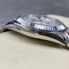 ROLEX DATEJUST MIDSIZE STEEL WHITE GOLD DIAMOND WATCH