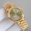ROLEX DATEJUST OYSTER YELLOW GOLD WATCH