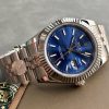 ROLEX DATEJUST WHITE GOLD BLUE DIAL WATCH