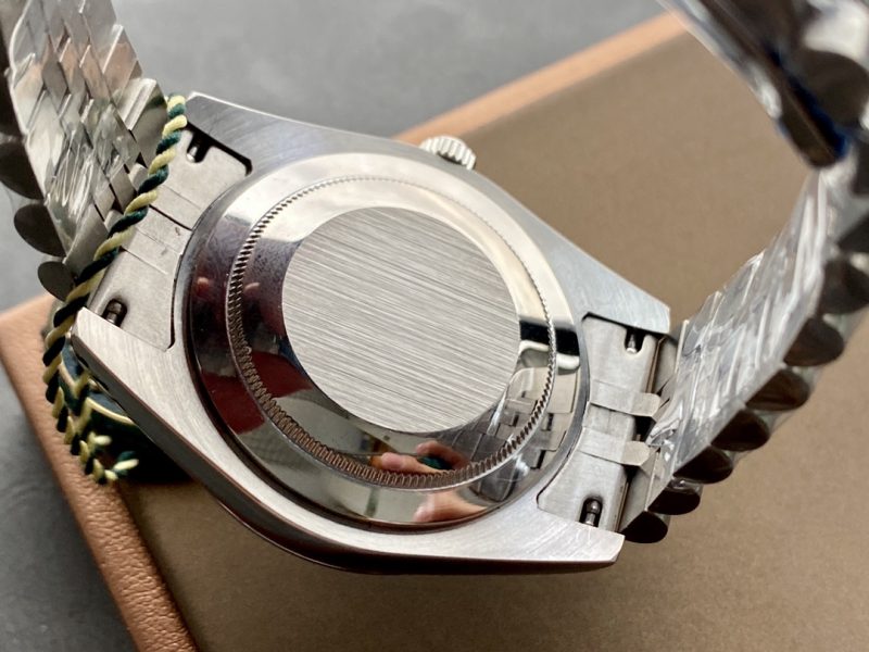 ROLEX DATEJUST WHITE GOLD BLUE DIAL WATCH