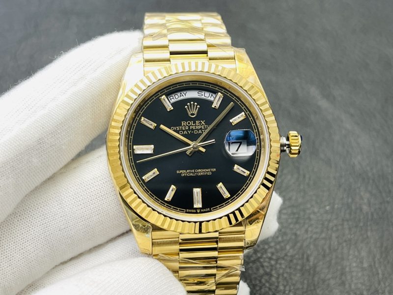 ROLEX DAY-DATE 40 YELLOW GOLD WATCH