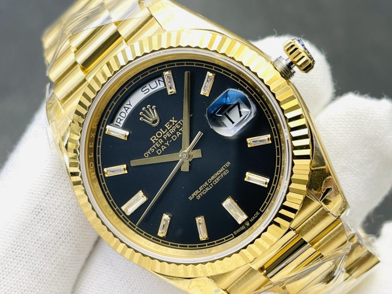 ROLEX DAY-DATE 40 YELLOW GOLD WATCH
