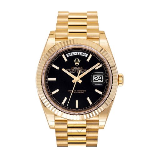 ROLEX DAY-DATE 40 YELLOW GOLD WATCH