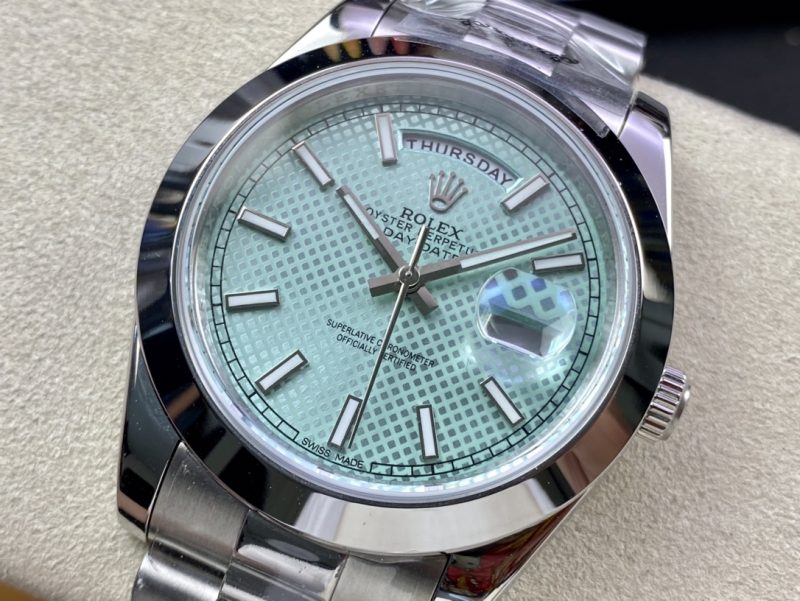 ROLEX DAY-DATE ICE BLUE 40MM WATCH