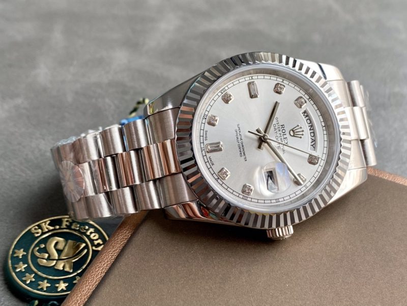 ROLEX DAY-DATE DIAMONDS 40MM WATCH