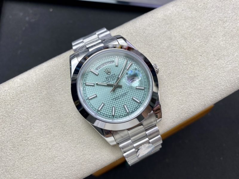 ROLEX DAY-DATE ICE BLUE 40MM WATCH