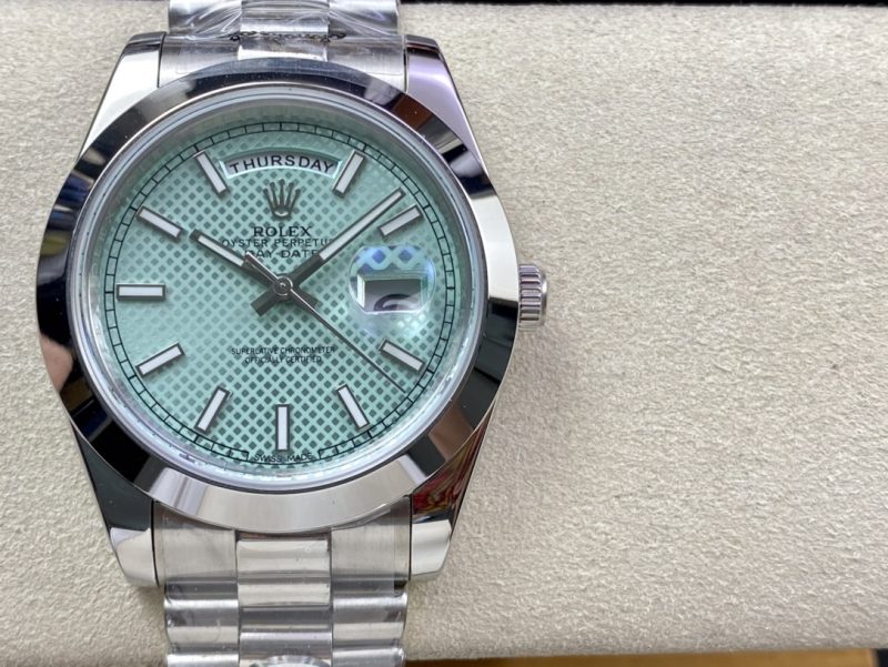 ROLEX DAY-DATE ICE BLUE 40MM WATCH