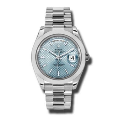 ROLEX DAY-DATE ICE BLUE 40MM WATCH