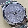 ROLEX DAY-DATE WHITE GOLD DIAMOND MATEORITE DIAL PRESIDENT WATCH