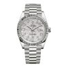 ROLEX DAY-DATE WHITE GOLD DIAMOND MATEORITE DIAL PRESIDENT WATCH
