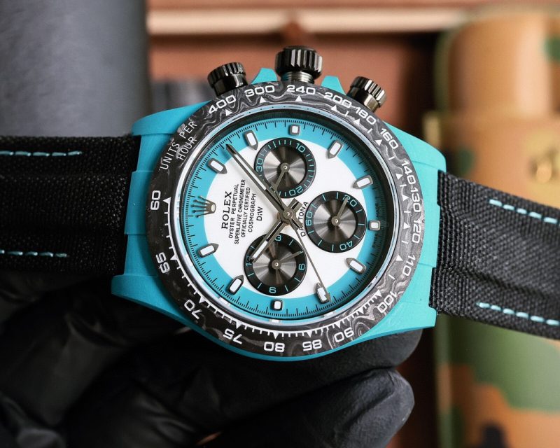 ROLEX DIW QUARTZ DAYTONA CELESTE WATCH