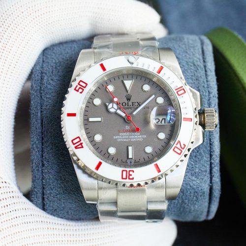 ROLEX DIW SUBMARINER PARAKEET GREY DIAL WATCH