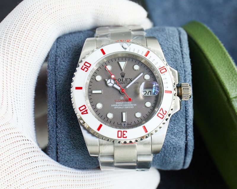 ROLEX DIW SUBMARINER PARAKEET GREY DIAL WATCH