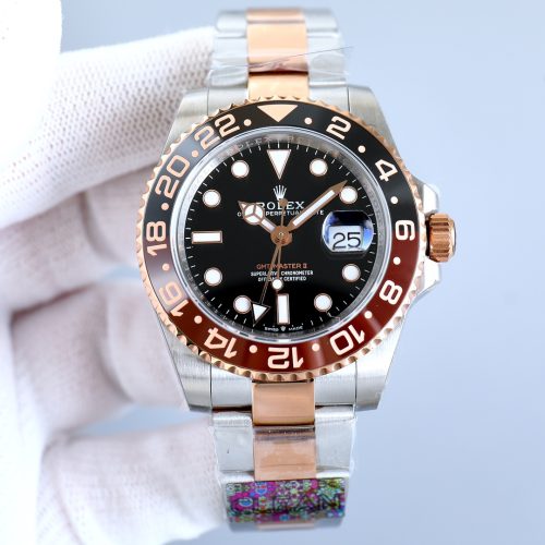 ROLEX GMT-MASTER II EVEROSE GOLD WATCH