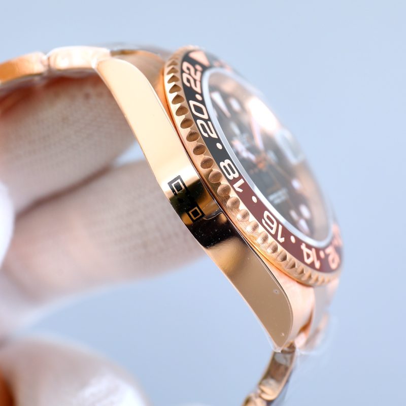 ROLEX GMT-MASTER II EVEROSE GOLD WATCH