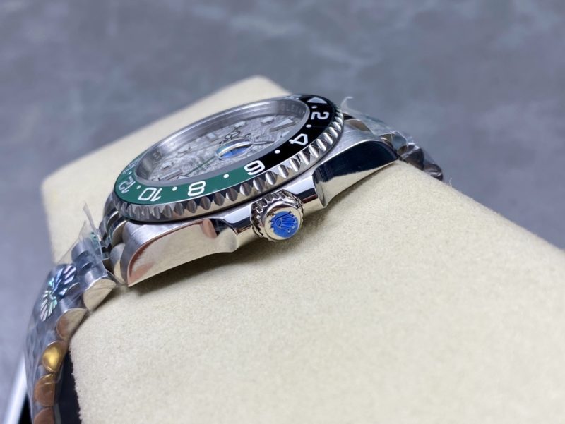 ROLEX GMT MASTER II METEORITE DIAL OYSTER BRACELET WATCH