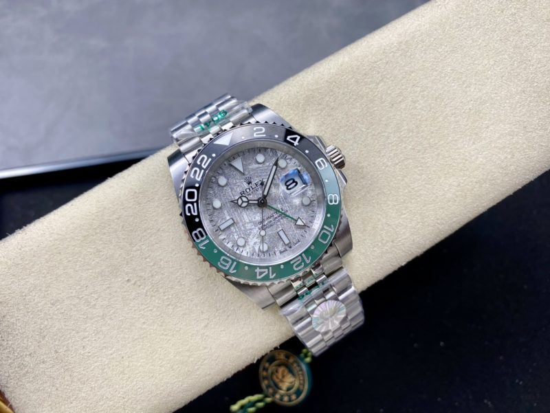 ROLEX GMT MASTER II METEORITE DIAL OYSTER BRACELET WATCH