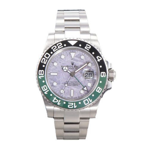 ROLEX GMT MASTER II METEORITE DIAL OYSTER BRACELET WATCH