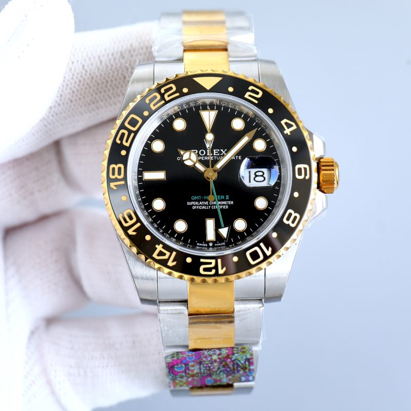 ROLEX GMT-MASTER II OYSTERSTEEL WATCH