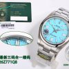 ROLEX OYSTER PERPETUAL 41MM TURQUOISE BLUE DIAL SWISS WATCH