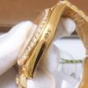 ROLEX PRESIDENT DAY YELLOW GOLD GREEN ENAMEL DIAMOND WATCH