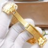 ROLEX PRESIDENT DAY YELLOW GOLD GREEN ENAMEL DIAMOND WATCH