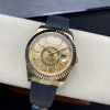 ROLEX SKY-DWELLER YELLOW GOLD WATCH