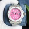 ROLEX SUBMARINER DATE PINK DIAL WATCH