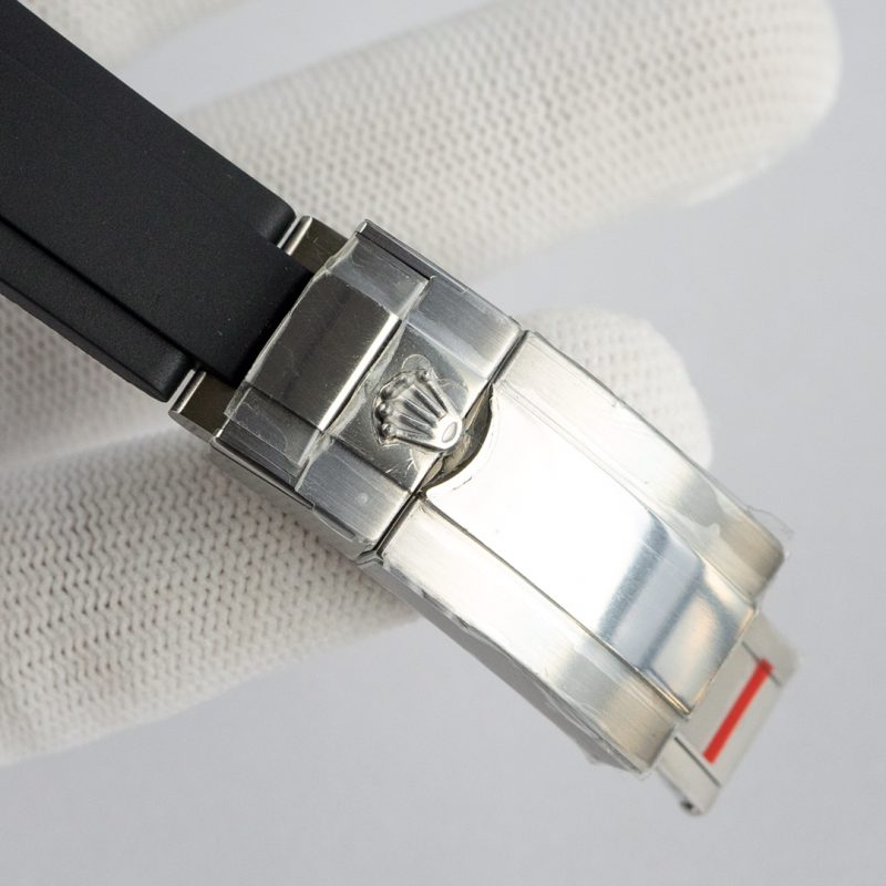 ROLEX YACHT-MASTER WHITE GOLD BLACK DIAL WATCH