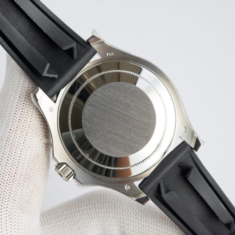 ROLEX YACHT-MASTER WHITE GOLD BLACK DIAL WATCH