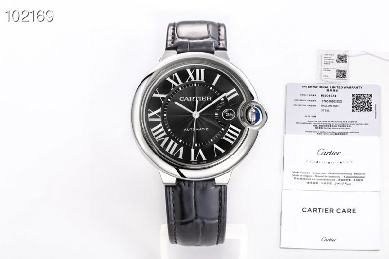 Cartier Ballon Bleu De Cartier Black Dial Watch