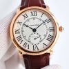 Cartier Ronde Louis Rose Gold Silver Dial Automatic Watch