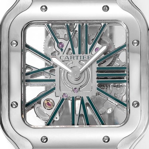 Cartier Santos De Cartier Skeleton Watch