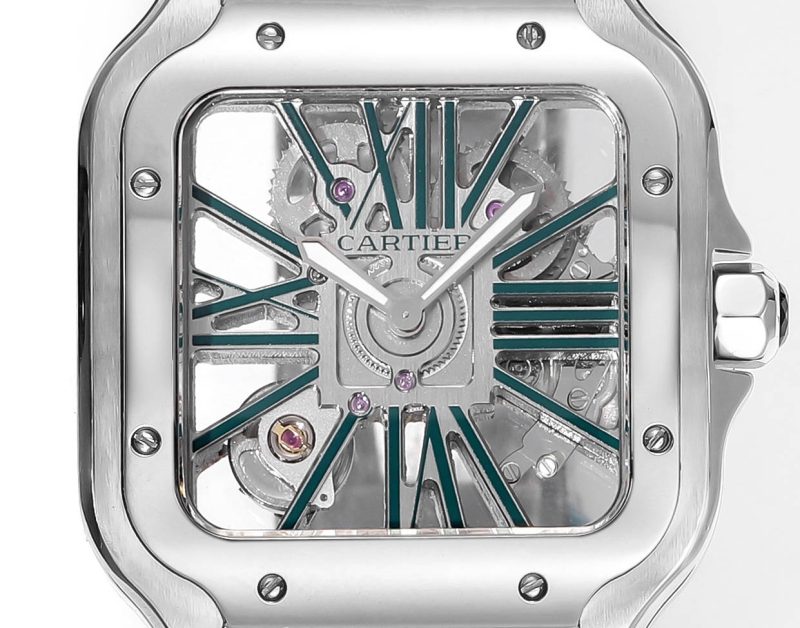 Cartier Santos De Cartier Skeleton Watch