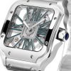 Cartier Santos De Cartier Skeleton Watch