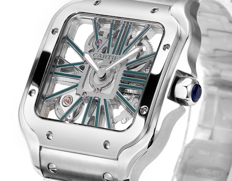Cartier Santos De Cartier Skeleton Watch
