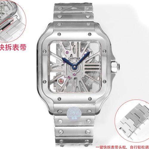 Cartier Santos De Cartier Skeleton Watch