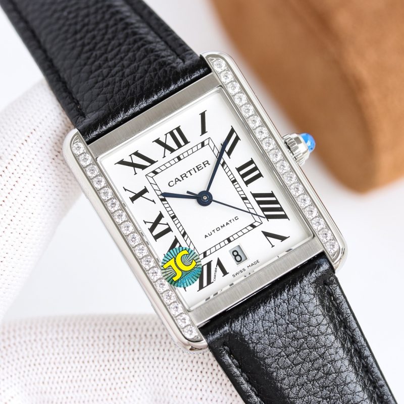 Cartier Tank Solo Watch Diamonds