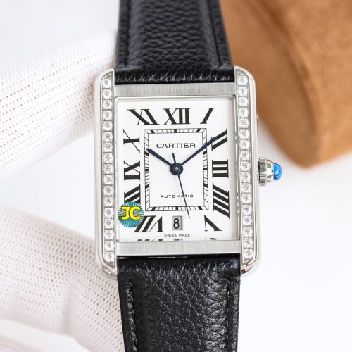 Cartier Tank Solo Watch Diamonds