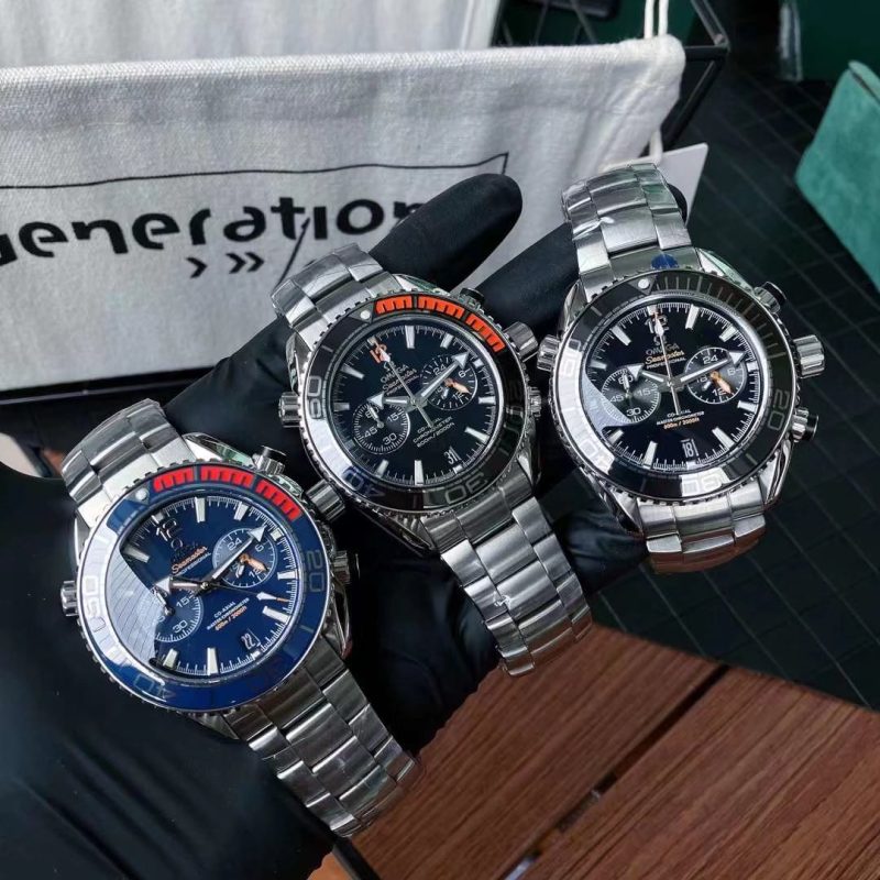 Omega Seamaster Planet Ocean Co-Axial Master Chronometer Chronograph Watch