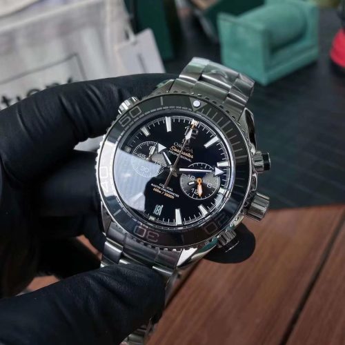 Omega Seamaster Planet Ocean Co-Axial Master Chronometer Chronograph Watch