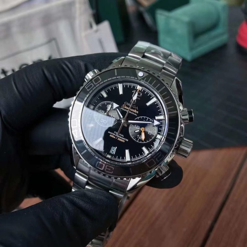Omega Seamaster Planet Ocean Co-Axial Master Chronometer Chronograph Watch
