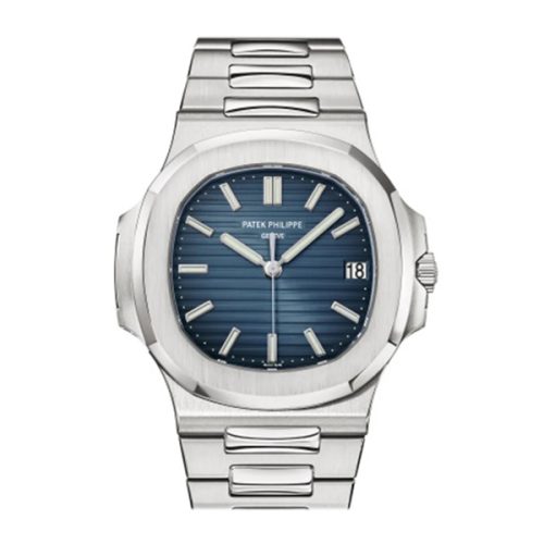 Patek Philippe Nautilus Blue Dial Stainless Steel Watch