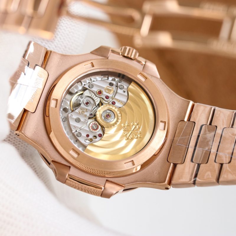Patek Philippe Nautilus Brown Dial Stainless Steel Watch