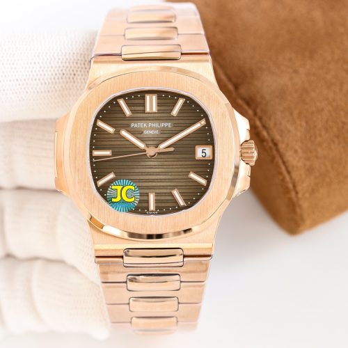 Patek Philippe Nautilus Brown Dial Stainless Steel Watch