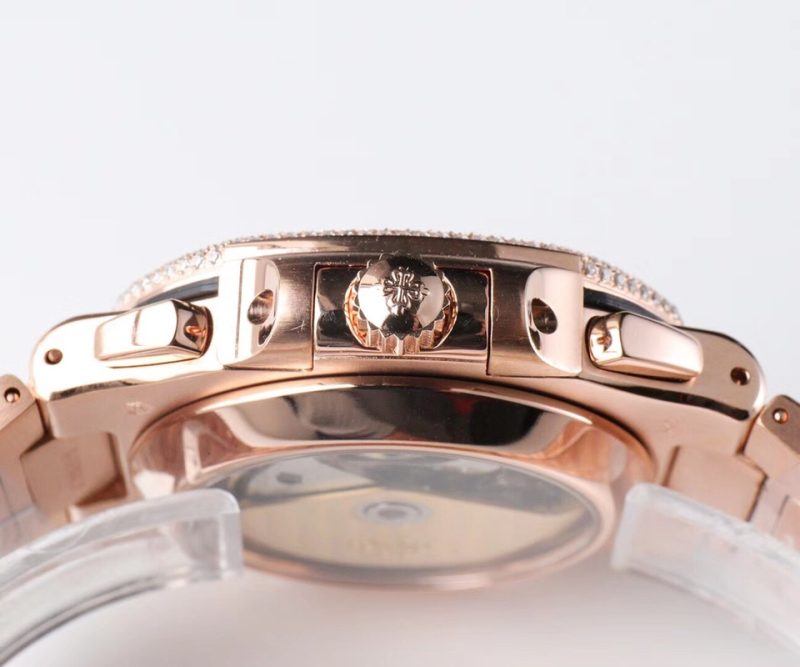 Patek Philippe Nautilus Crystal Diamond Dial Watch
