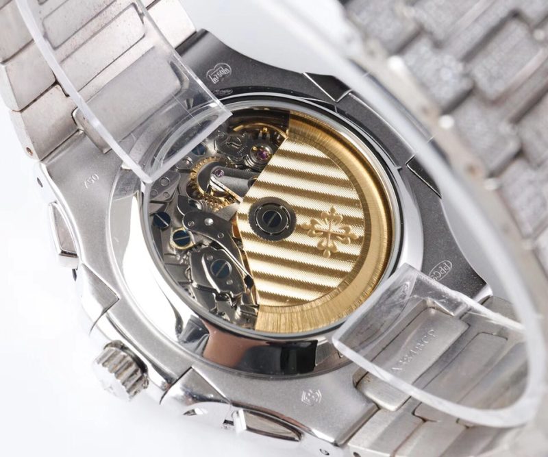 Patek Philippe Nautilus Crystal Diamond Dial Watch