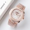 Patek Philippe Nautilus Crystal Diamond Dial Watch