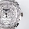 Patek Philippe Nautilus Crystal Diamond Dial Watch